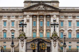 Buckingham Palace exterior and gate