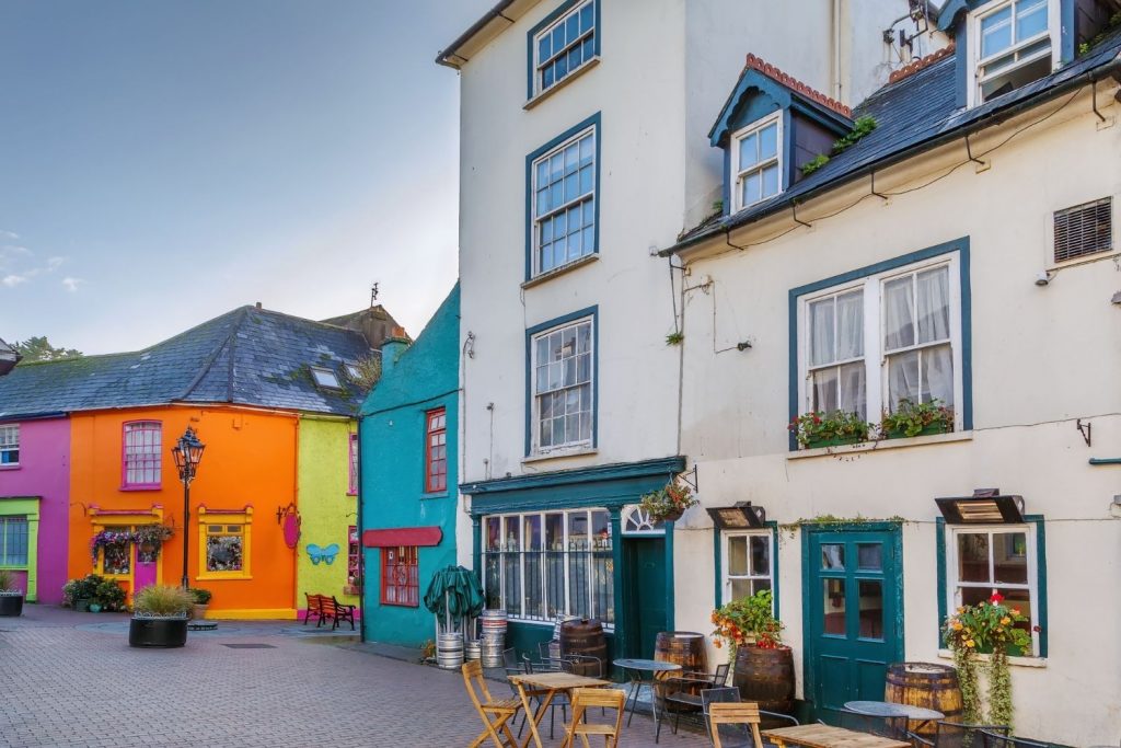 colorful buildings of kinsale ireland