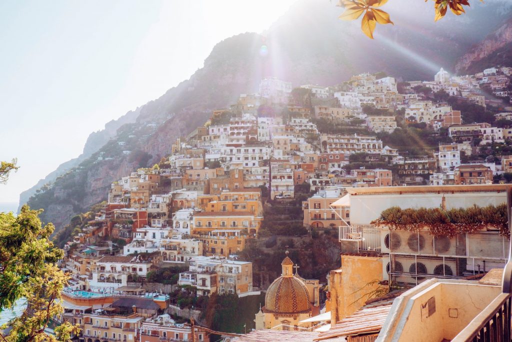 view of positano italy