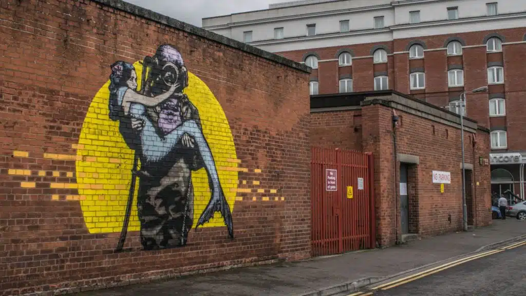 Deep Love Adw Art Street Art, graffiti mural belfast, northern ireland