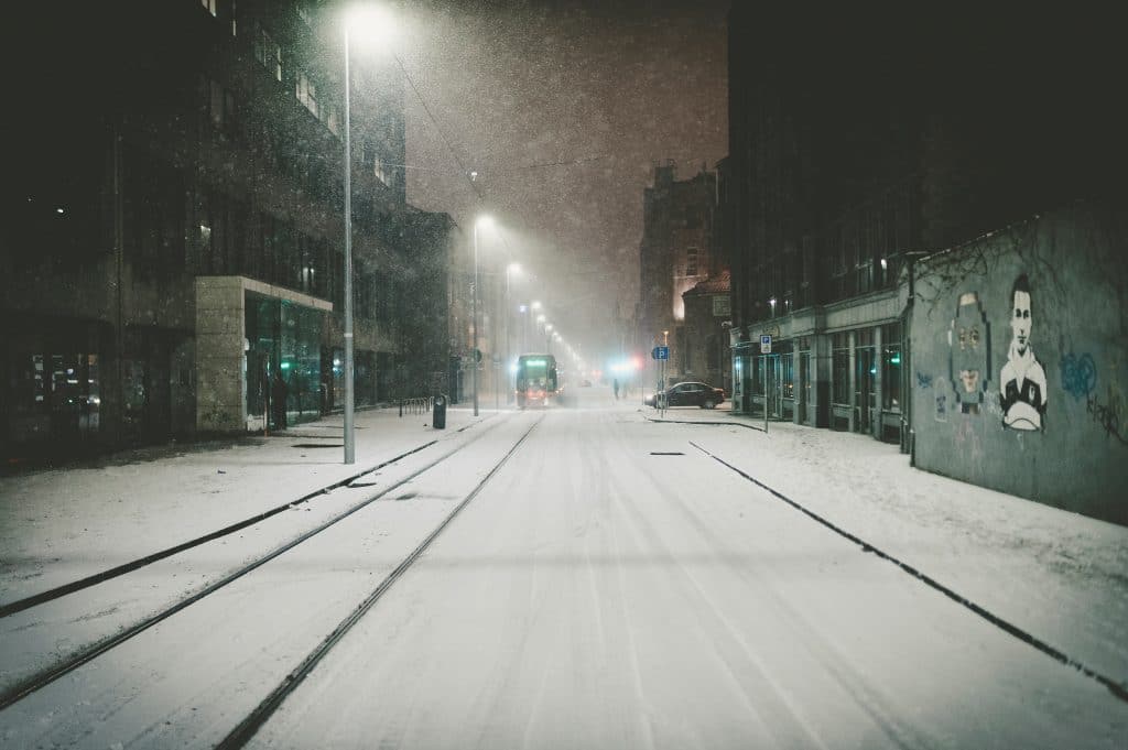 snowy dublin