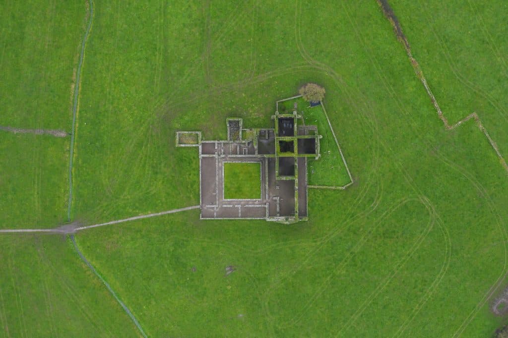 Aerial View of Rock of Cashel, Ireland