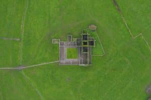 Aerial View of Rock of Cashel, Ireland
