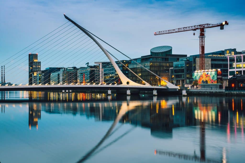 White Concrete Bridge Dublin, County Dublin, Ireland