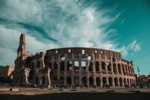 Colosseum Exterior in Rome, Italy